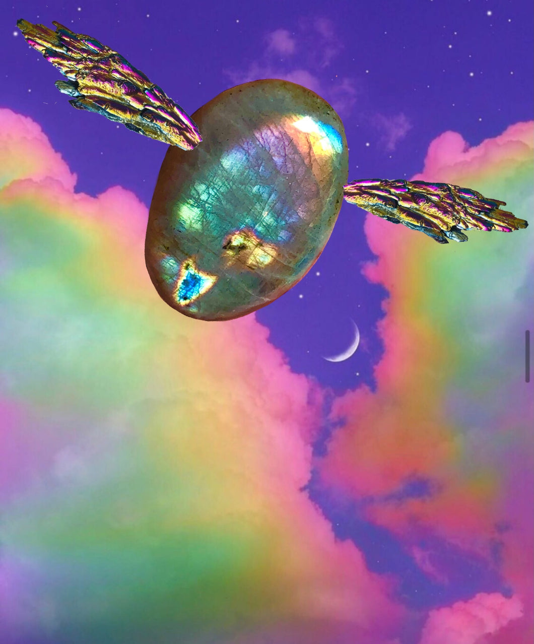 ‘Golden Snitch’ Full Rainbow Labradorite