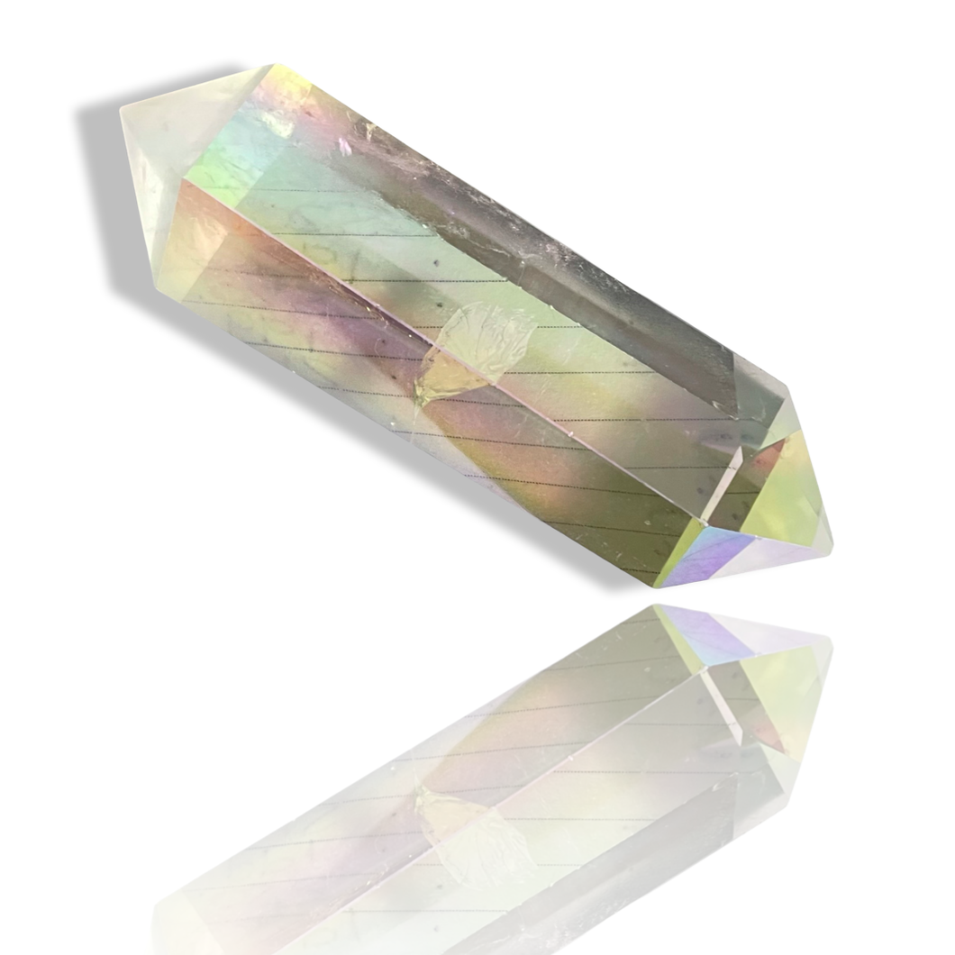 AAA Grade, Double Aura Treated Double Terminated Angel Aura Quartz, USA