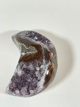 Load image into Gallery viewer, Druzy Amethyst Agate Jasper Moon, Super Extra, Brazil
