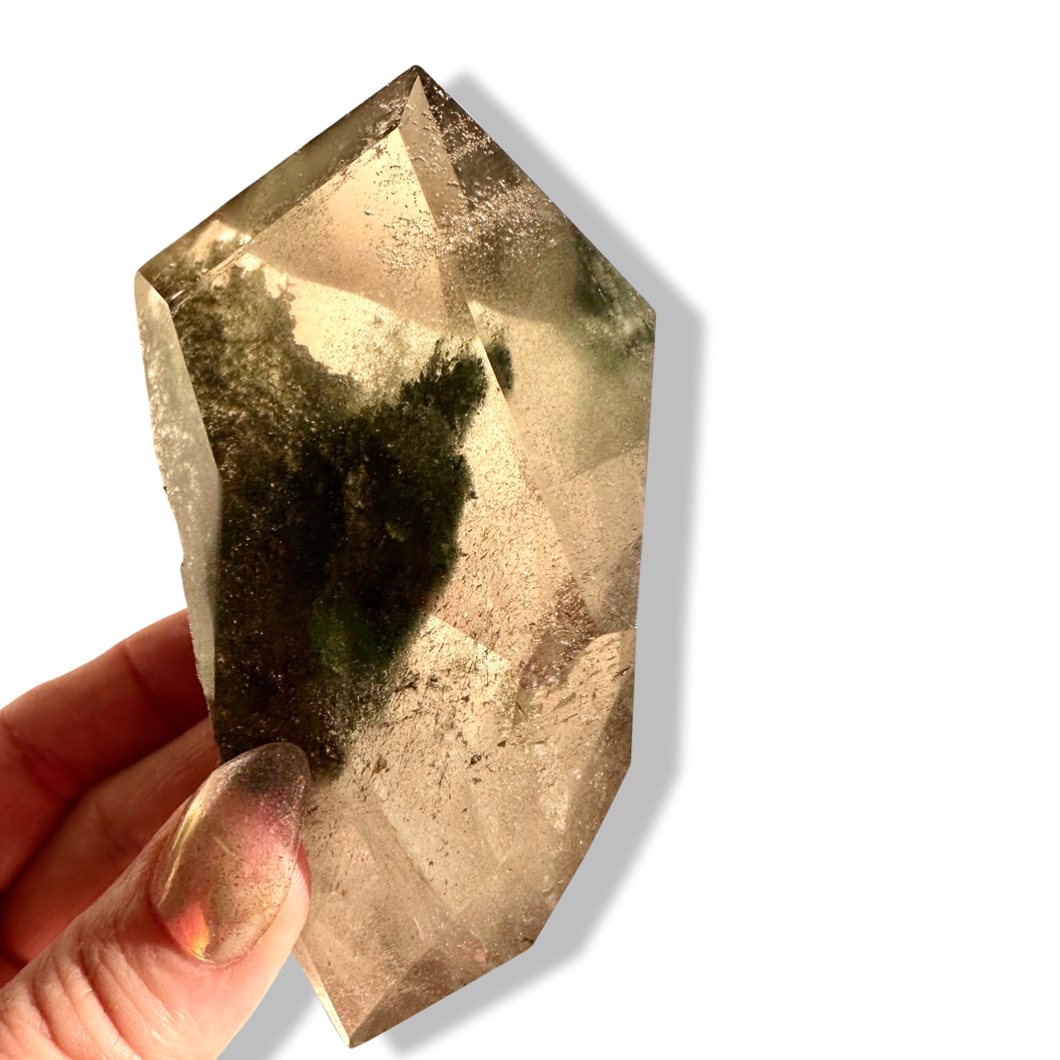 Smoky Chlorite Himalayan Freeform, Meru Peak, India