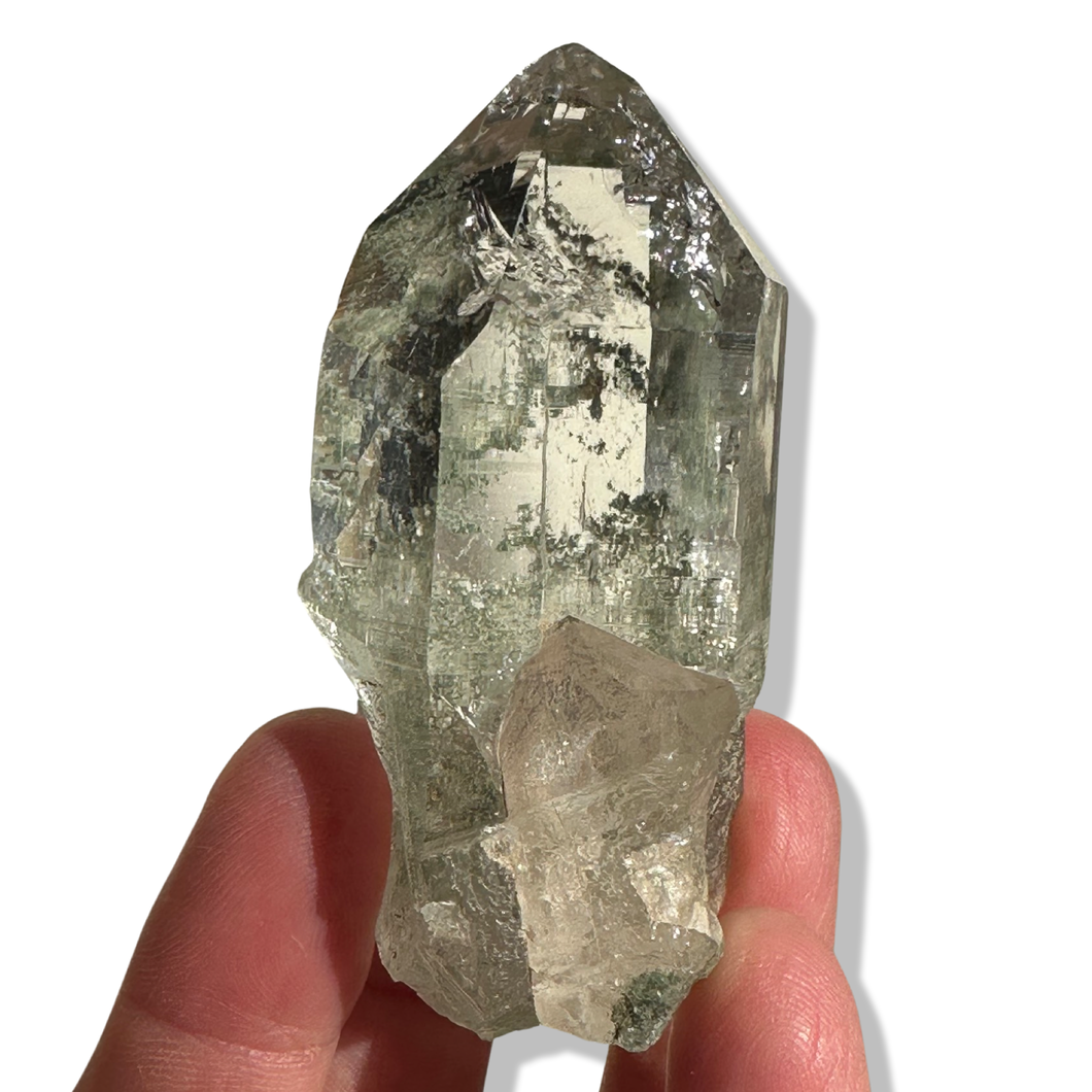 Rutile Chlorite Samādhi Himalayan Quartz, Meru Peak, India