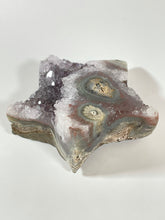 Load image into Gallery viewer, Amethyst Agate Jasper Star, Super Extra, Brazil
