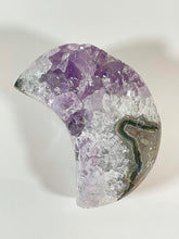 Load image into Gallery viewer, Druzy Amethyst Agate Jasper Moon, Super Extra, Brazil

