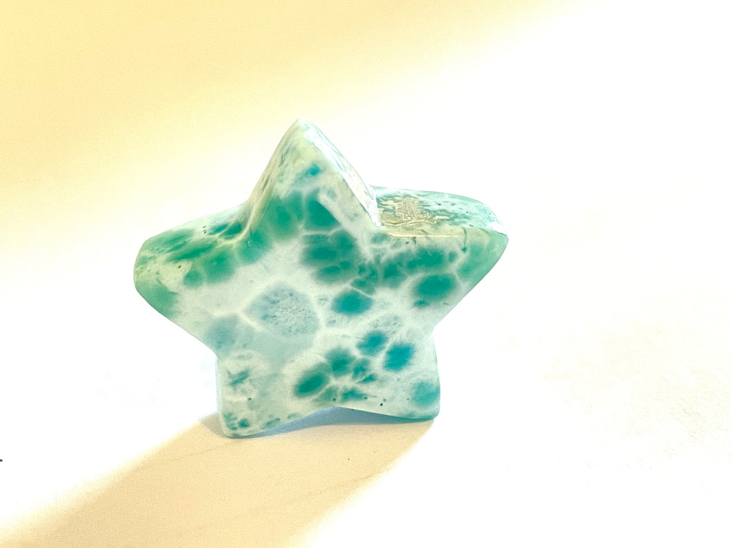 AAAA Grade Larimar Star, Barahona, Dominican Republic