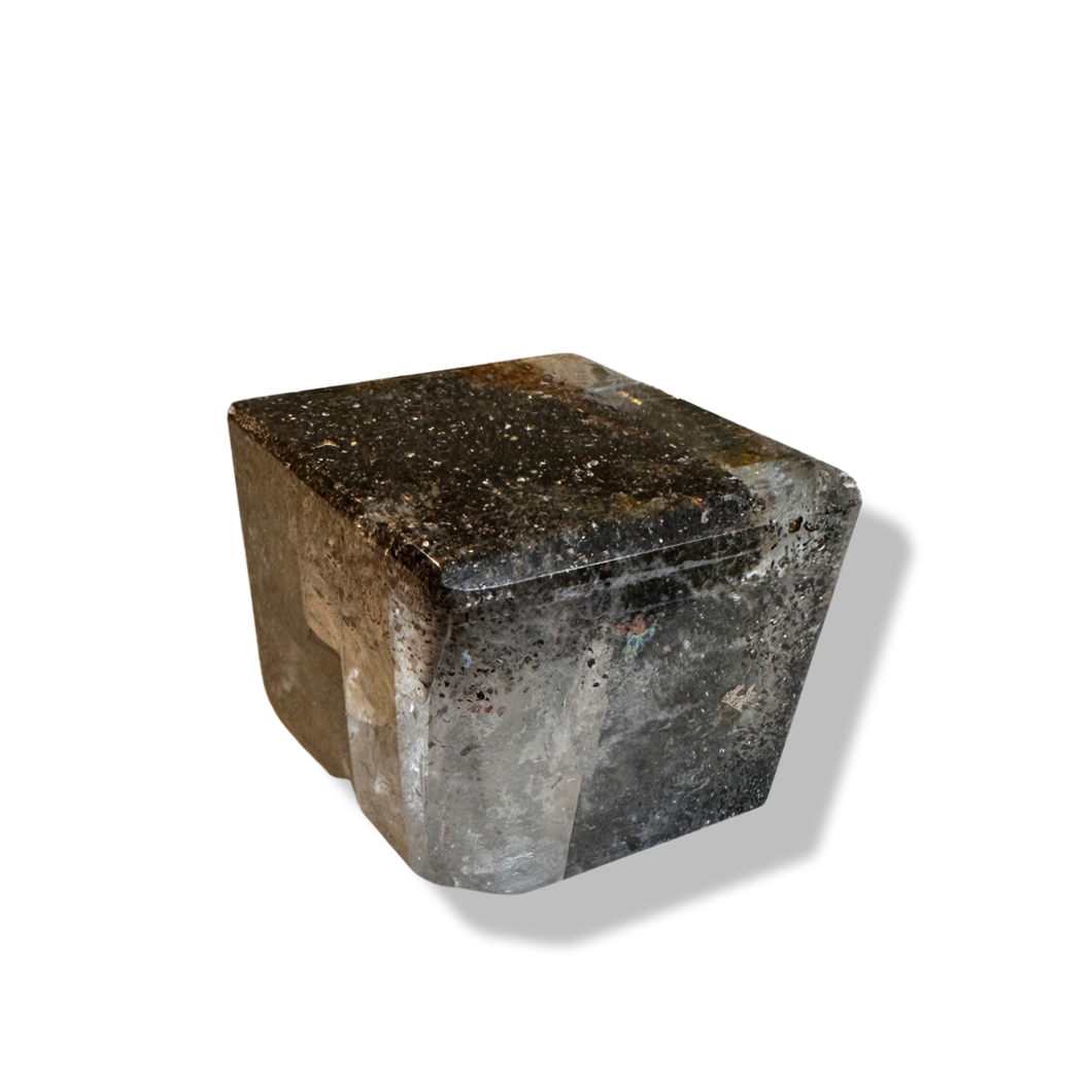 Optical Calcite with Pyrite,  Brazil