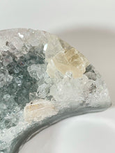 Load image into Gallery viewer, Druzy Green Amethyst Agate Green Jasper Moon, Super Extra, Brazil
