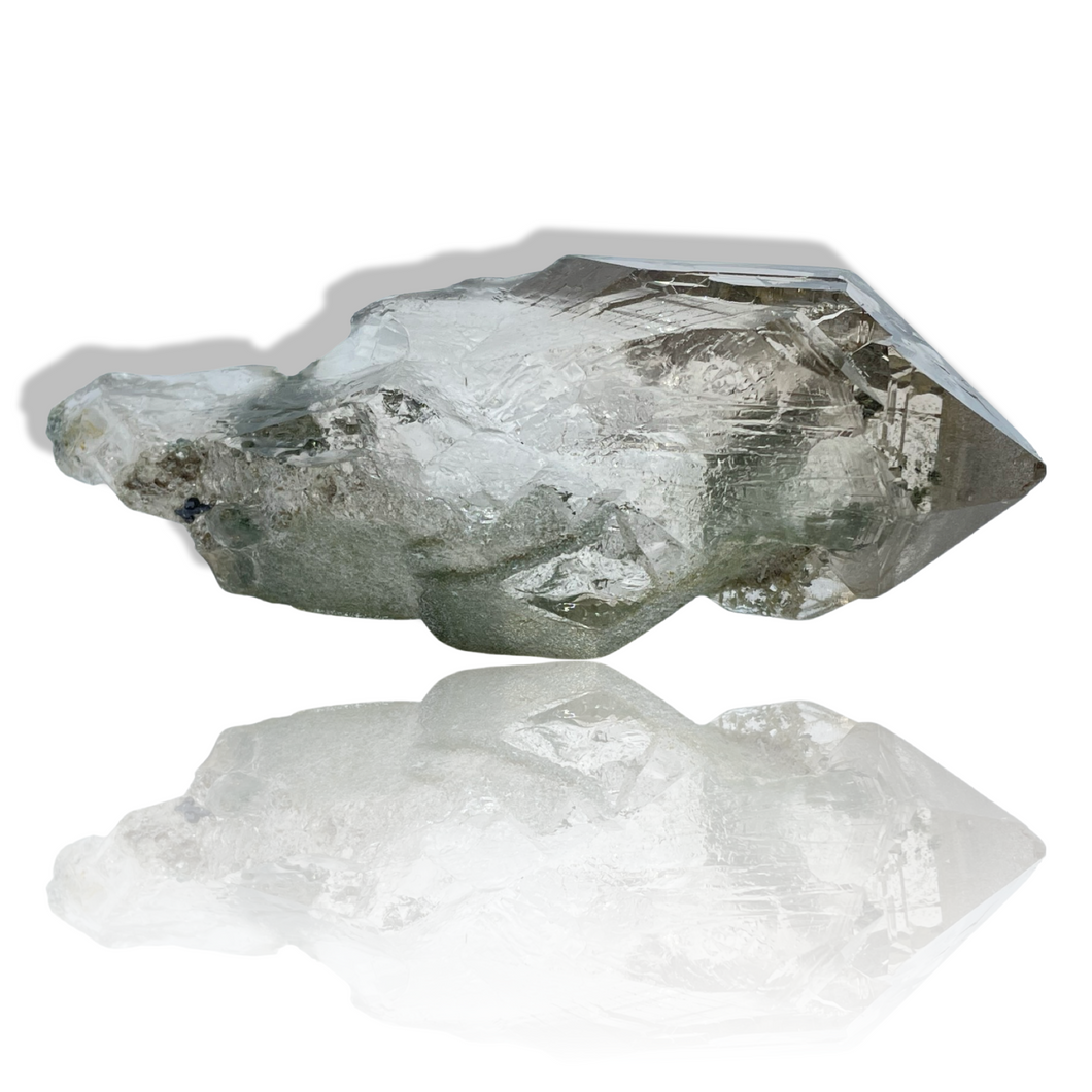 Smoky Chlorite Samādhi Himalayan Quartz, Meru Peak, India