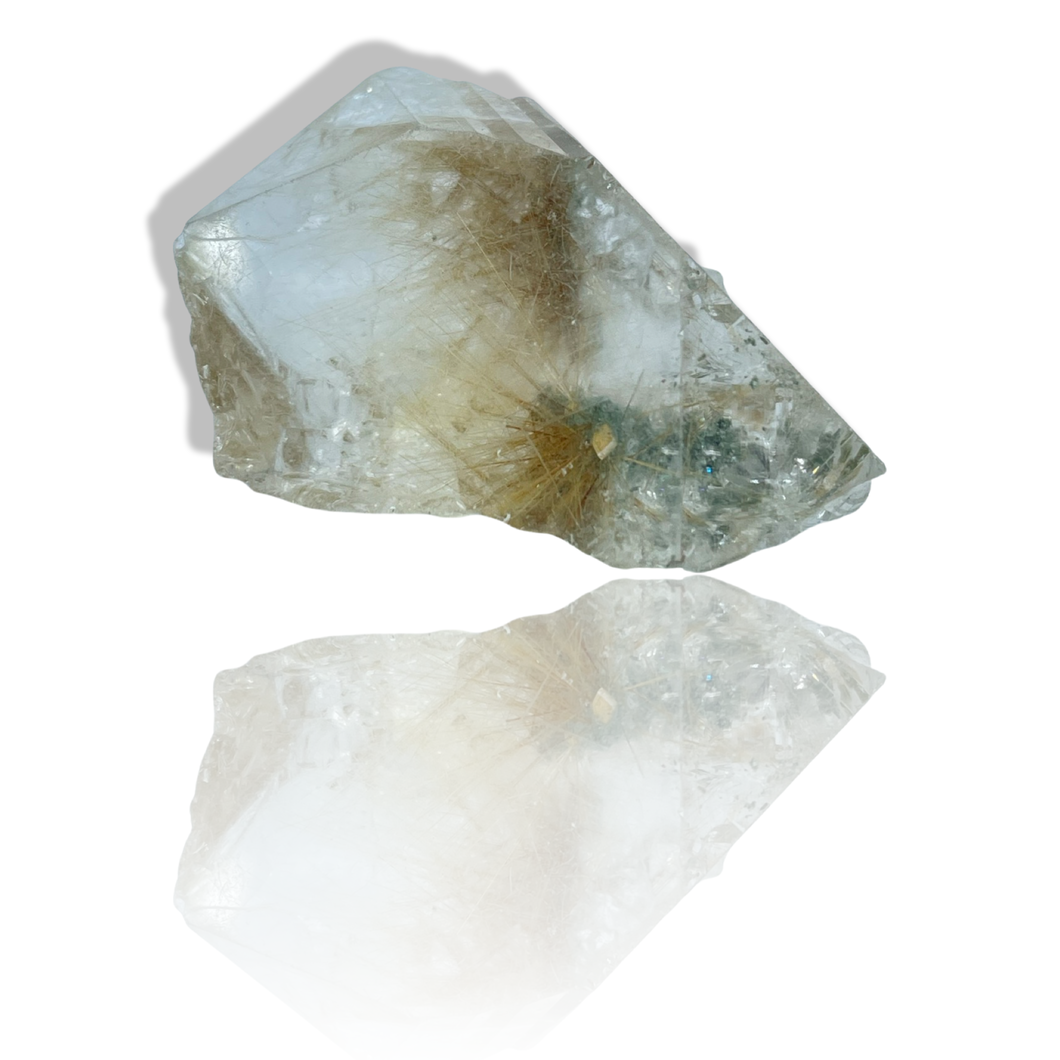Rutile Chlorite Samādhi Himalayan Quartz, Meru Peak, India