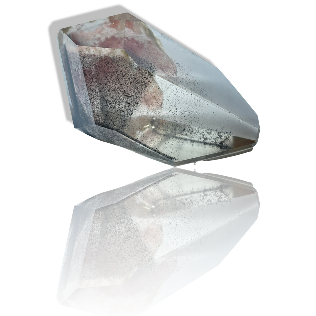 Carbon Chlorite Manganese Phantom Quartz, Brazil