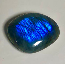 Load image into Gallery viewer, Deep Blue Labradorite Palm Stone, Madagascar
