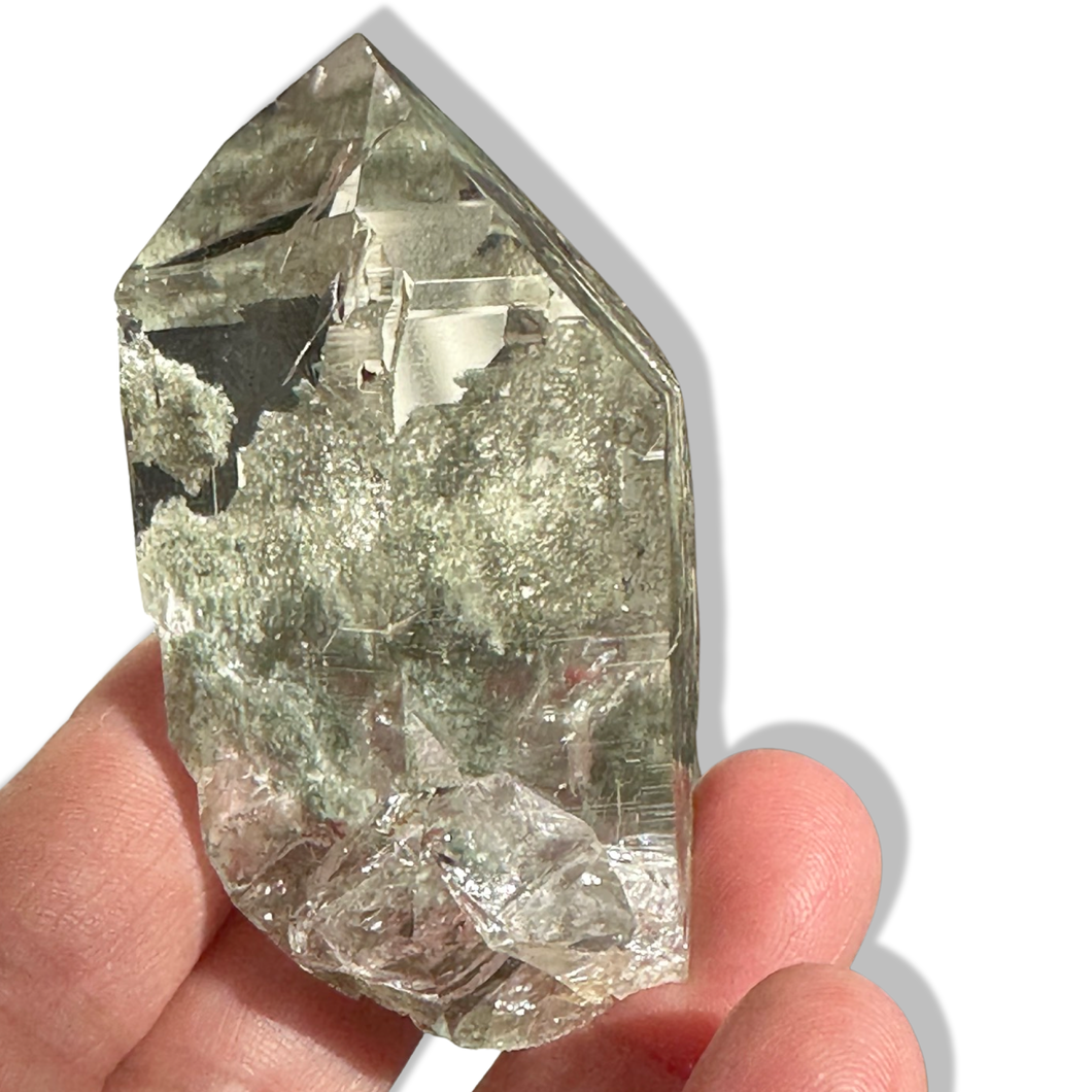 Rutile Chlorite Samādhi Himalayan Quartz, Meru Peak, India