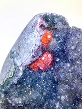 Load image into Gallery viewer, Rare Black and Red Galaxy Amethyst, Brazil
