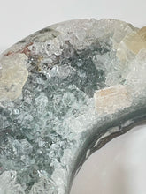 Load image into Gallery viewer, Druzy Green Amethyst Agate Green Jasper Moon, Super Extra, Brazil
