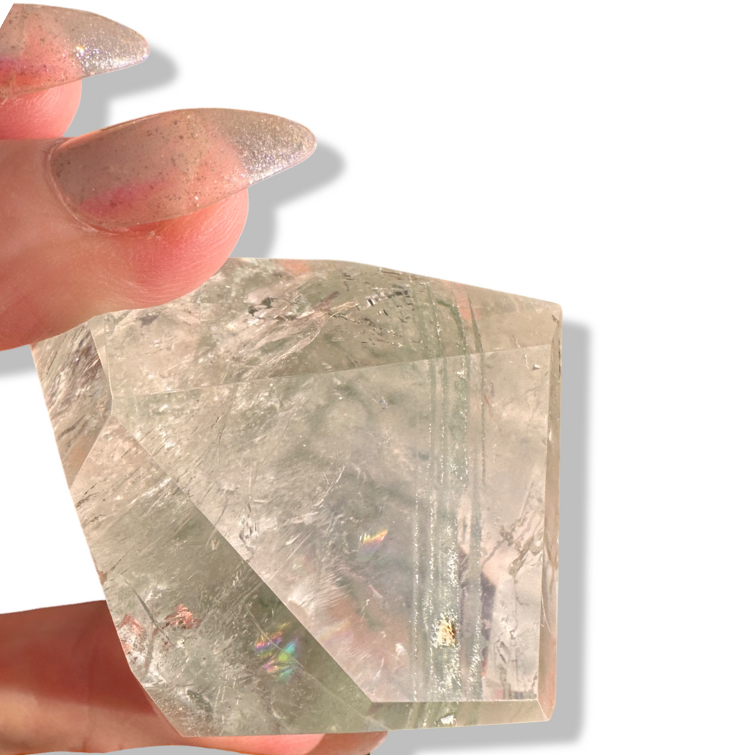 Polished Chlorite Himalayan Freeform, Meru Peak, India