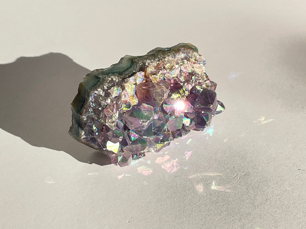 Angel Aura Amethyst Cluster