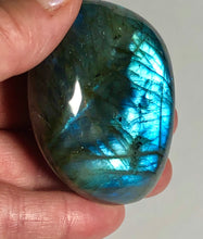 Load image into Gallery viewer, Deep Blue Labradorite Palm Stone, Madagascar
