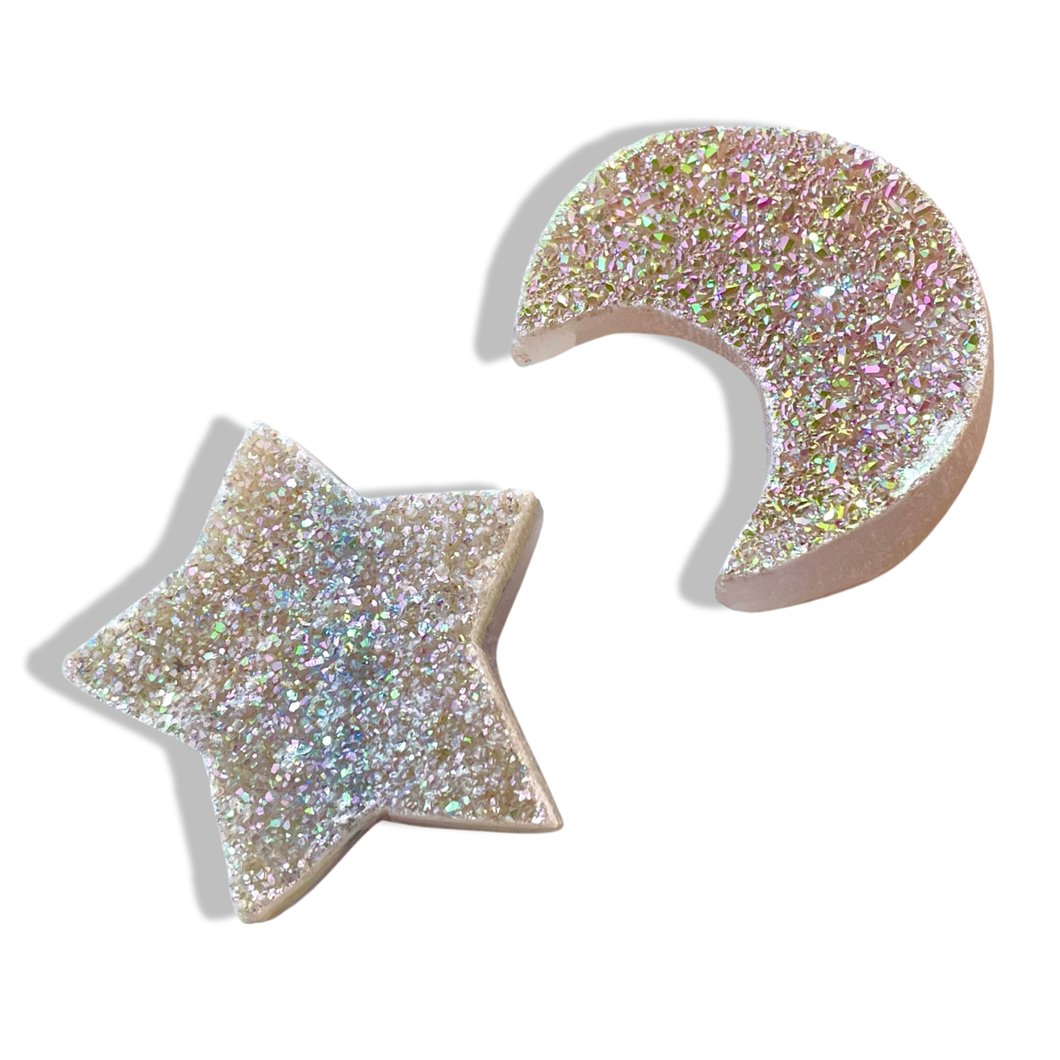 AAA Grade, Double Aura Coated Angel Aura Quartz Star, USA