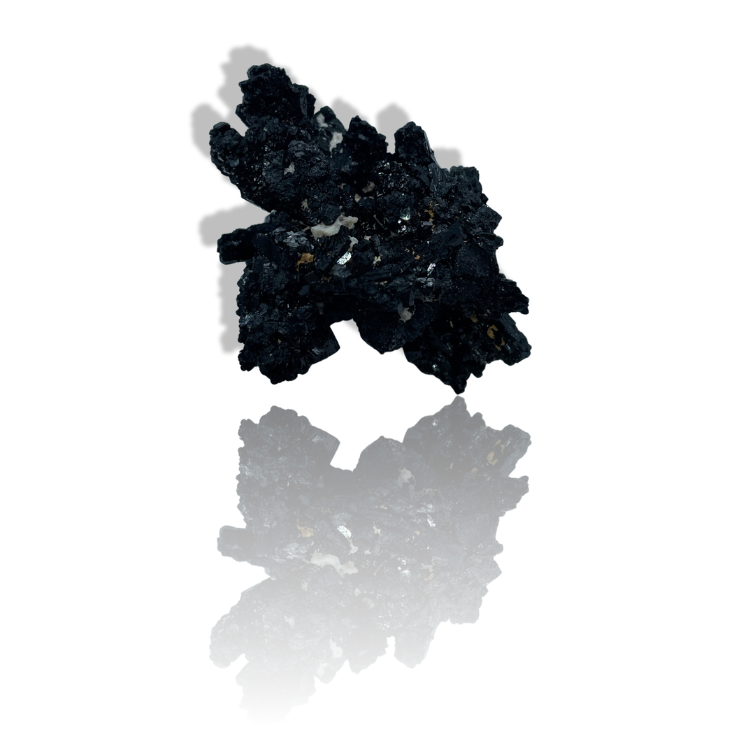 Schorl Black Tourmaline with Hyalite, Erongo