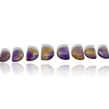 Load image into Gallery viewer, Ametrine Mini Half Moon, Bolivia, Crafted in India
