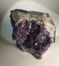 Load image into Gallery viewer, Brazilian Royal Amethyst Unique with Stalactites and Druzy Opening
