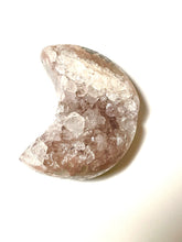 Load image into Gallery viewer, Druzy Amethyst Agate Moon, Super Extra, Brazil
