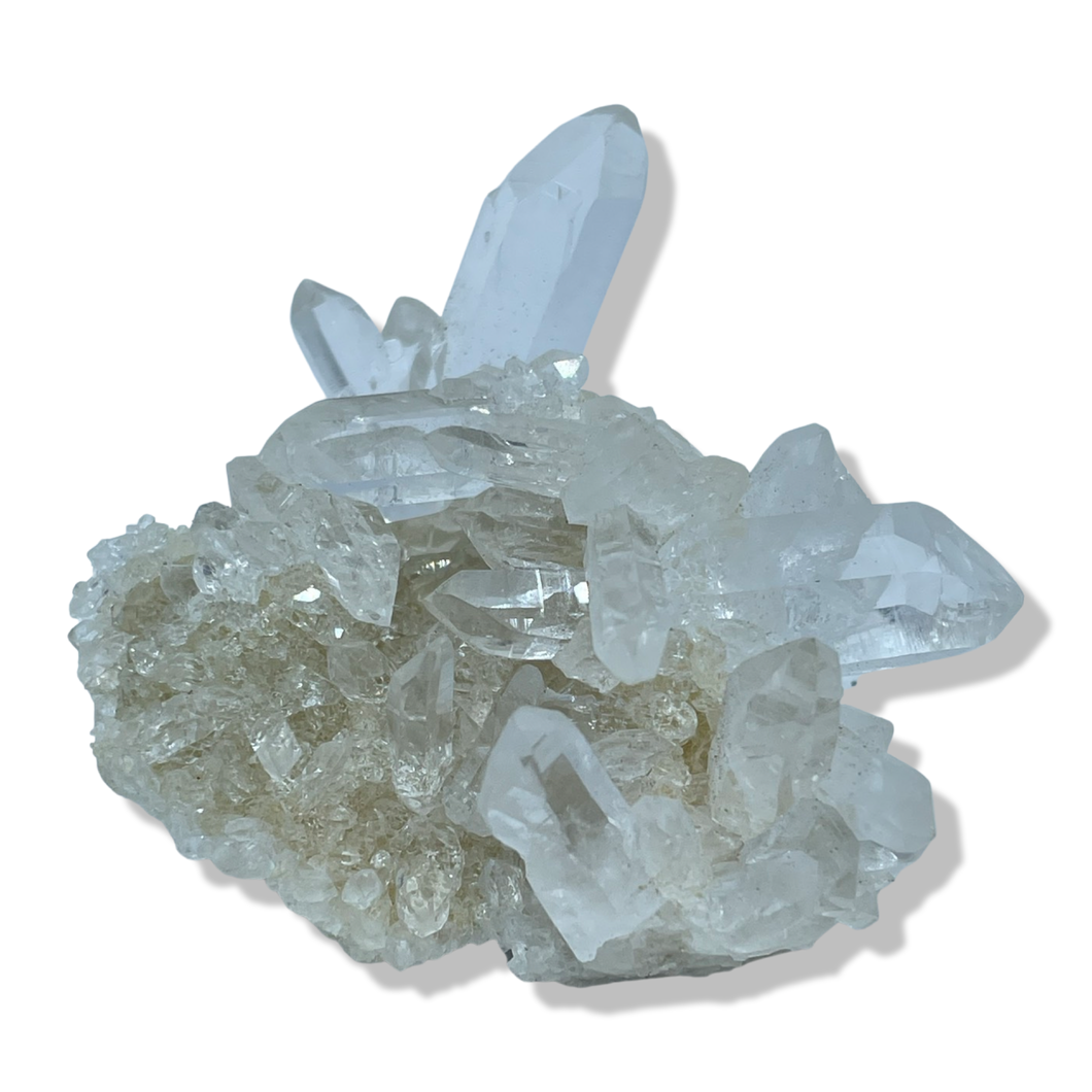 Samādhi Himalayan Quartz Pointed Cluster, Meru Peak, India