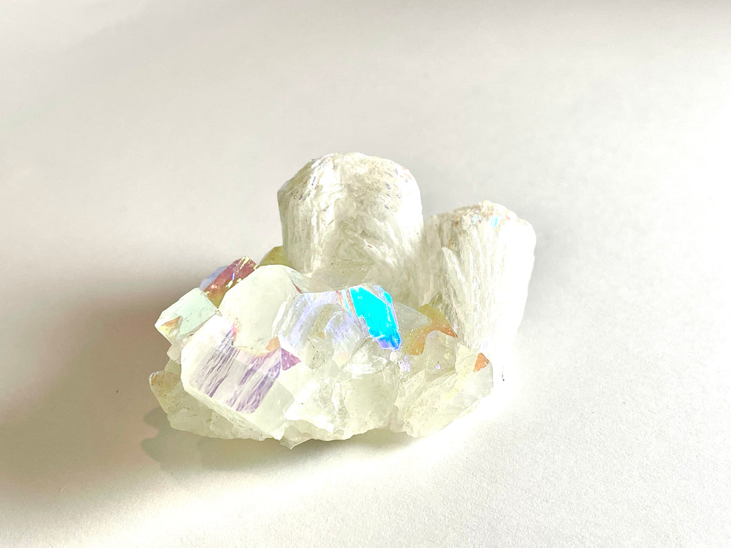 Angel Aura Apophyllite Stilbite, India