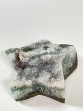 Load image into Gallery viewer, Extra Large Green Amethyst Agate Green Jasper Star, Super Extra, Brazil
