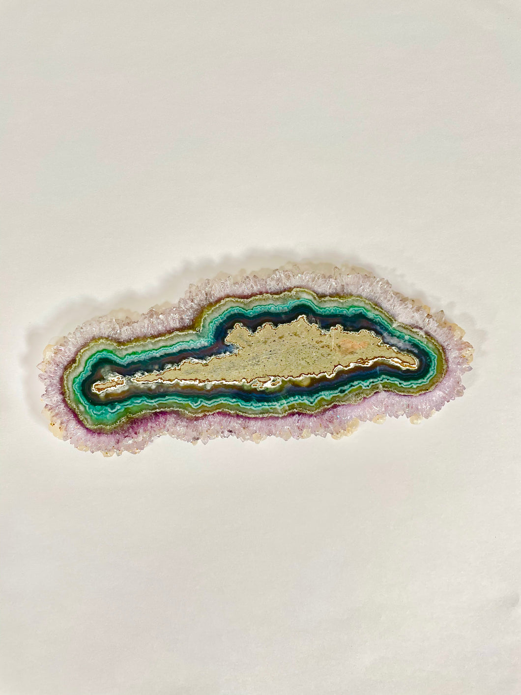 Amethyst Stalactite Flower with dolphin, Super Extra, Brazil