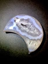 Load image into Gallery viewer, Druzy Agate Quartz Geode Moon, Brazil

