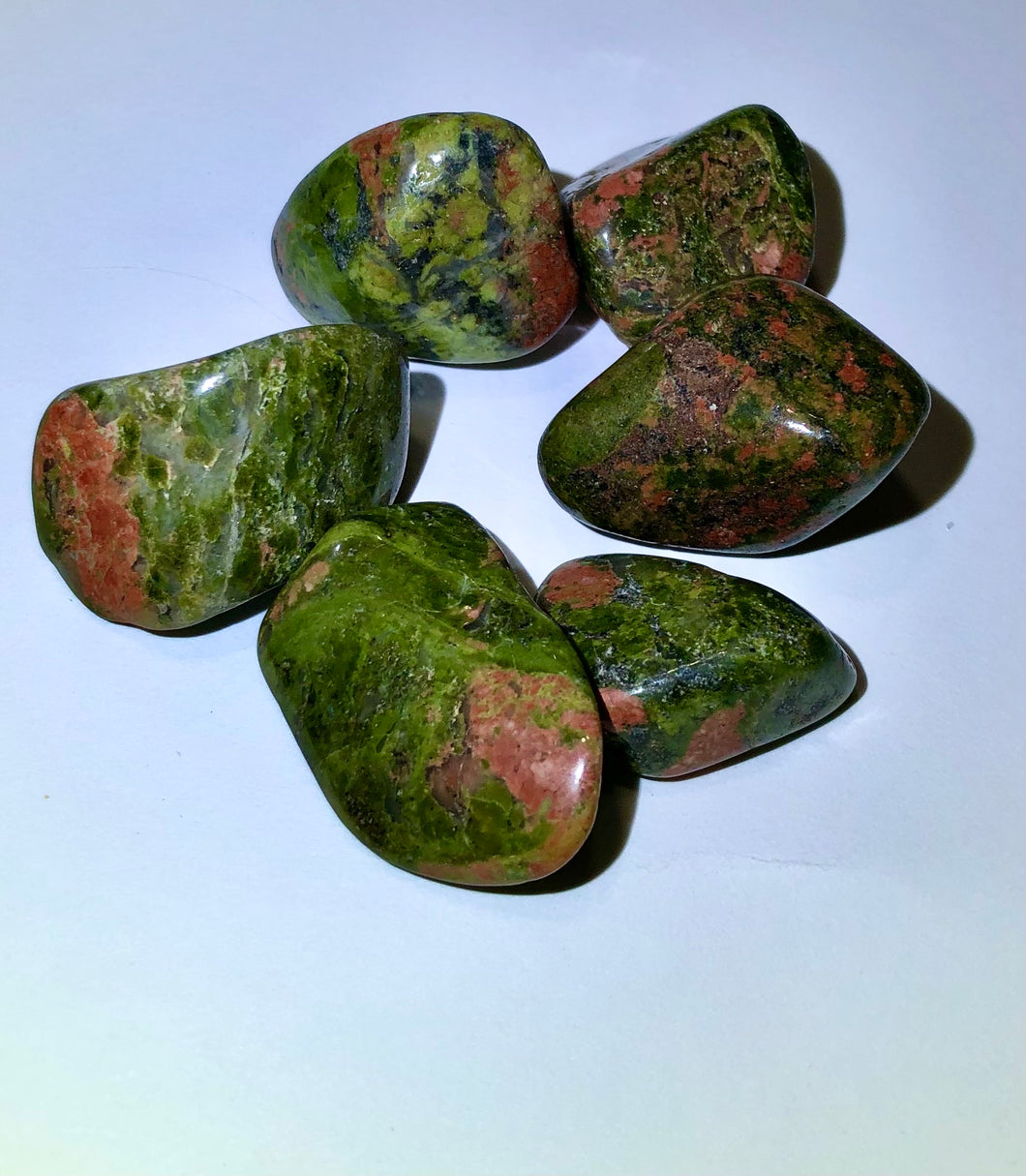 Unakite tumbled