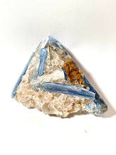Load image into Gallery viewer, Extra Quality Blue Kyanite on Golden Healer, Gerais Minas, Brazil
