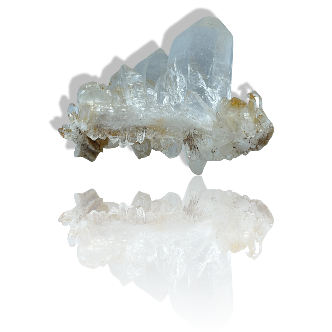 Samādhi Himalayan Quartz Pointed Cluster, Meru Peak, India