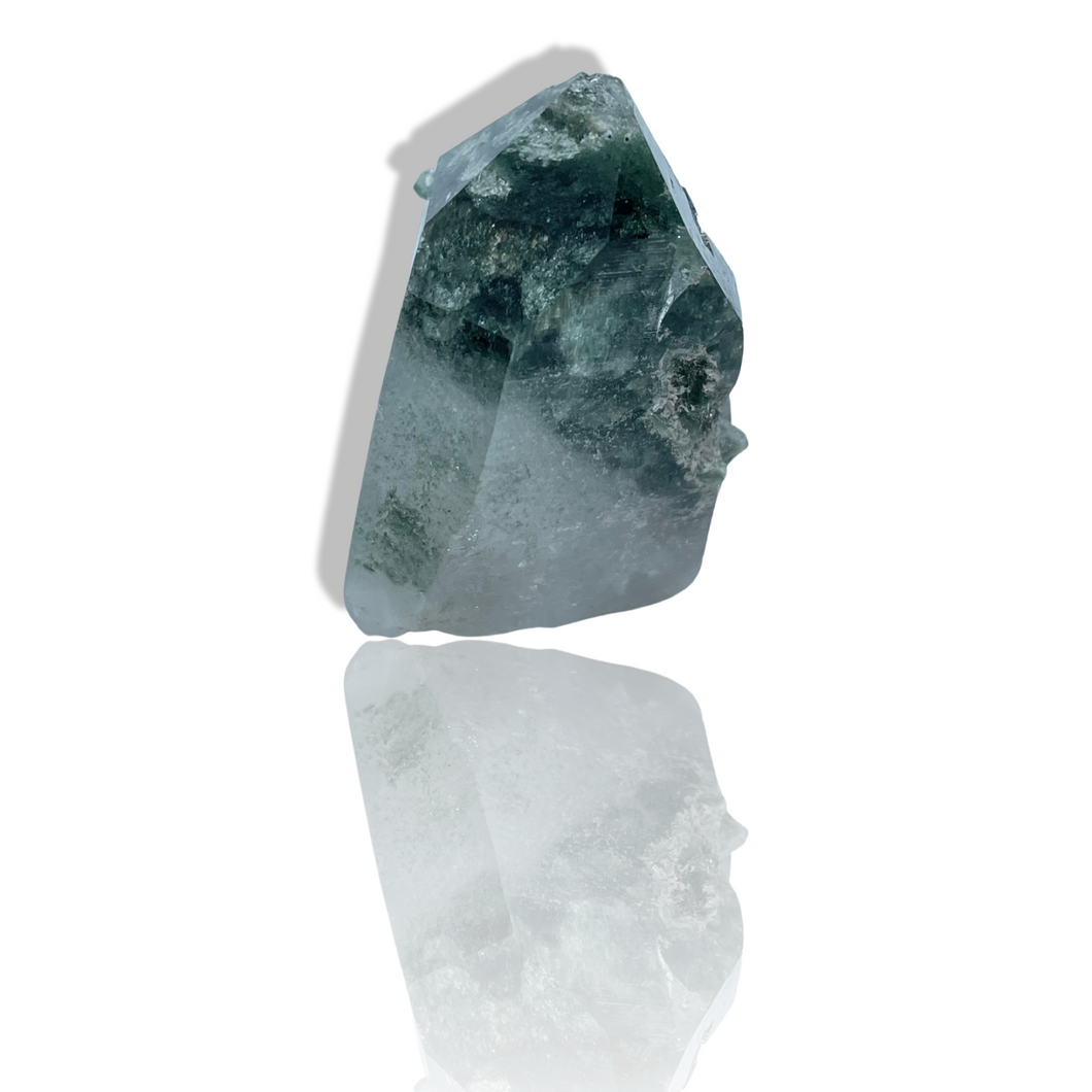 Chlorite Samādhi Himalayan Quartz, Meru Peak, India