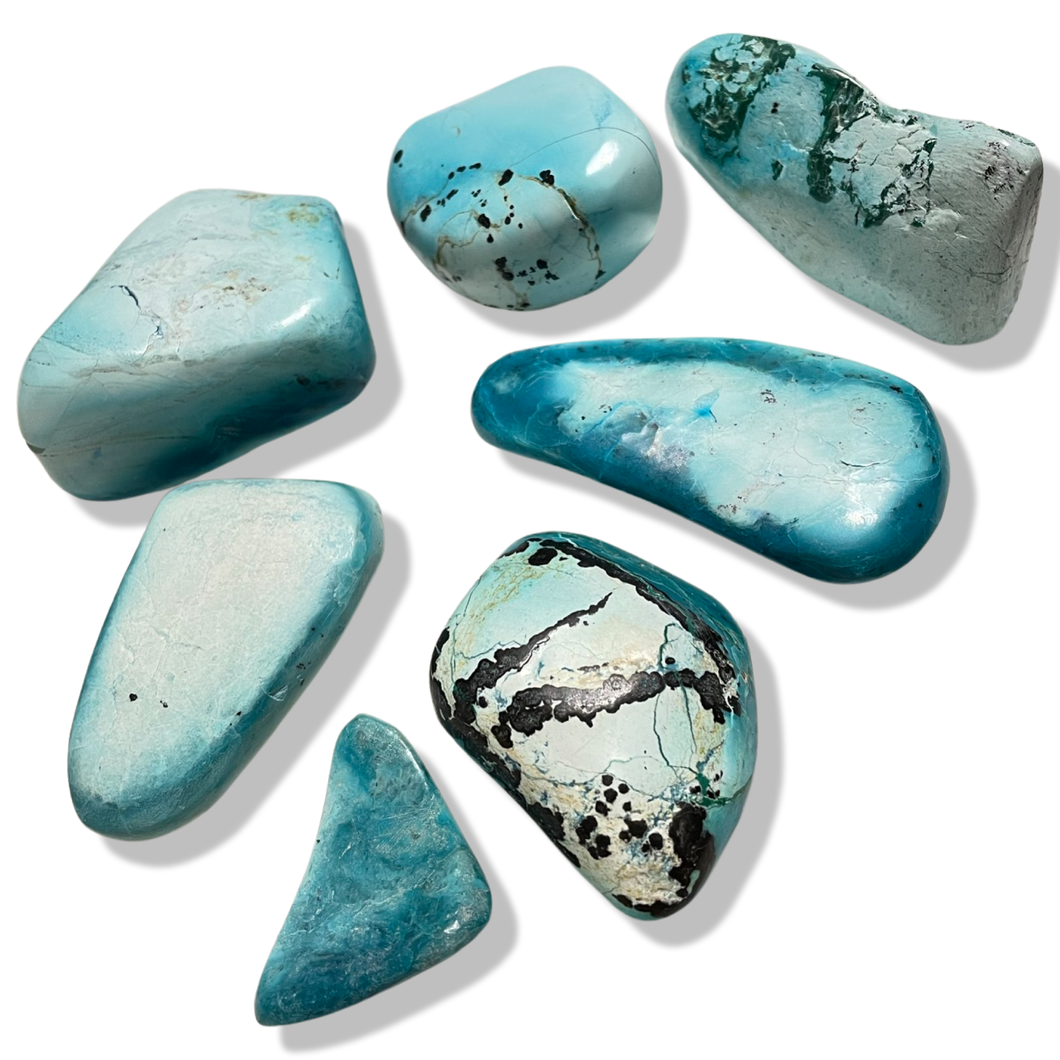 Polished Chrysocolla with Malachite, Shattuckite, Heteragonite, DRC, The Congo, Africa