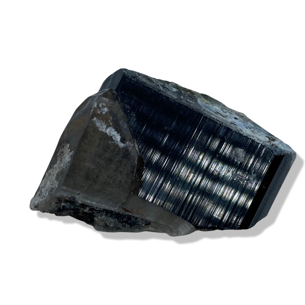 Schorl Black Tourmaline with Hyalite, Erongo