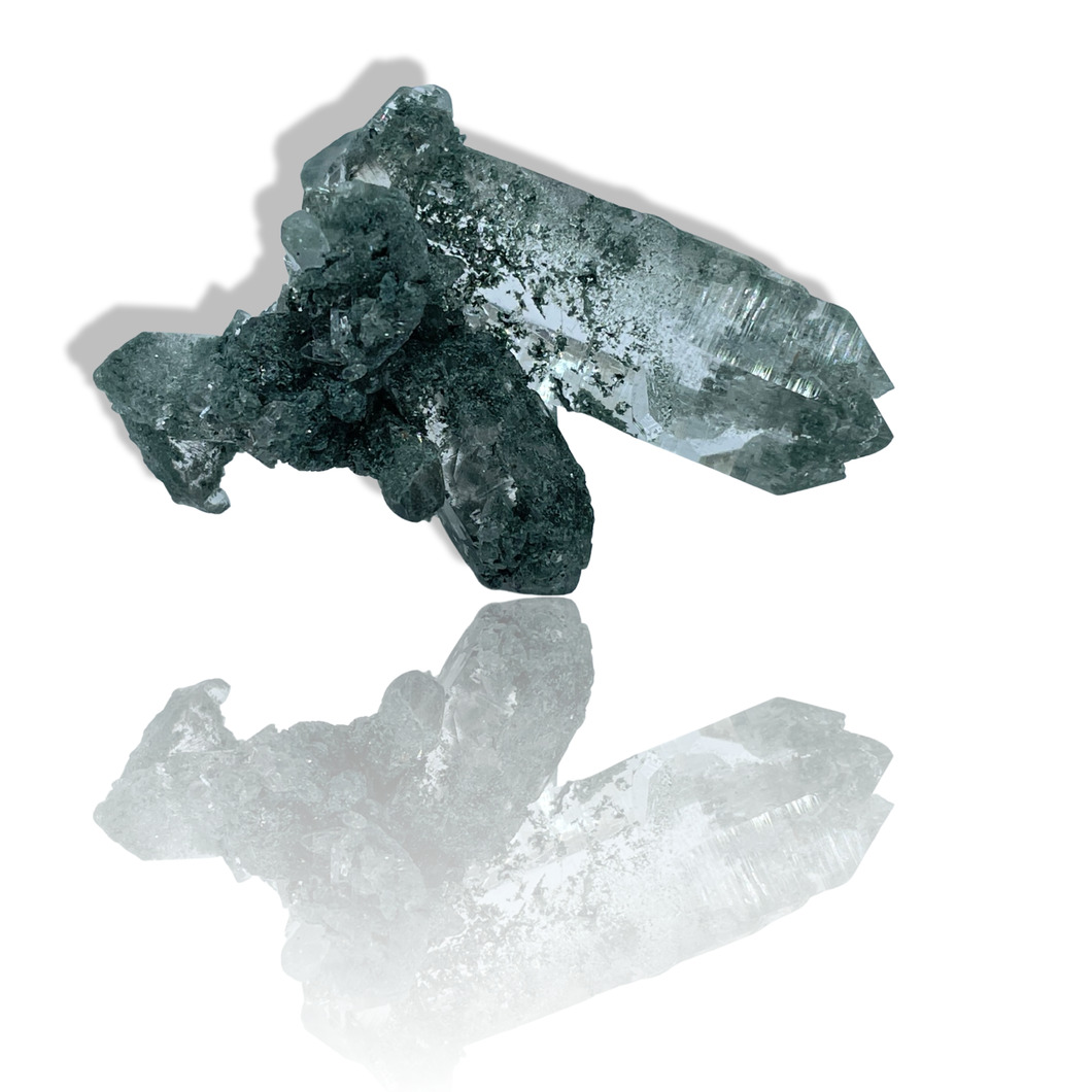 Rutile Chlorite Samādhi Himalayan Quartz, Meru Peak, India