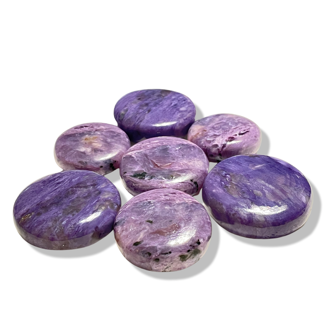 Chaorite Dot Palms, Chara River area, Murun Massif, Northwest Aldan, Sakha Republic, Siberia, Russia, Crafted in India