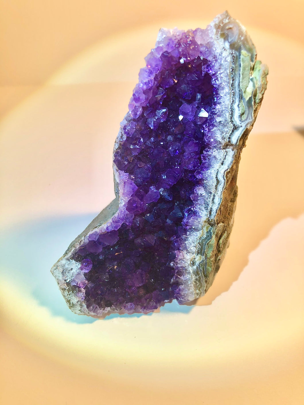 Brazilian Royal Amethyst Cut Base Cluster