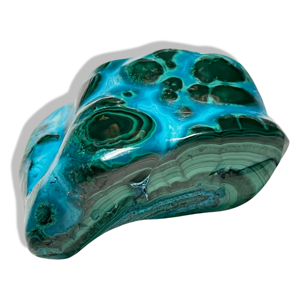 ‘Malacholla’, Chrysocolla Malachite, DRC, Congo