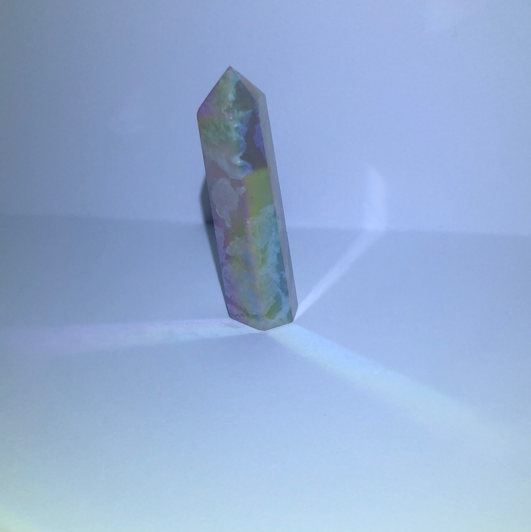 Aura Flower Agate Standing Point 4