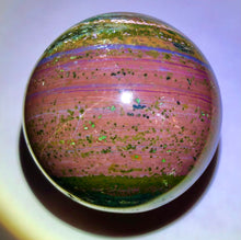 Load image into Gallery viewer, Orbicular Banded PastelRainbow Ocean Jasper Sphere
