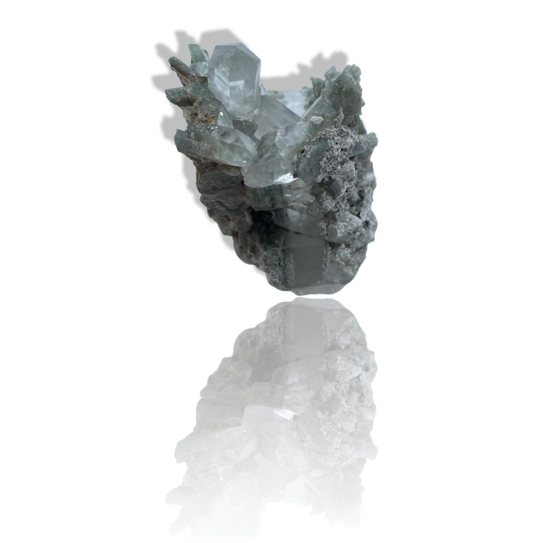 Chlorite Samādhi Himalayan Quartz, Meru Peak, India