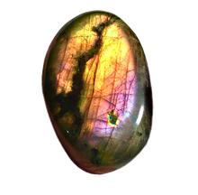 Load image into Gallery viewer, Labradorite Palm Stone Sunset
