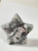 Load image into Gallery viewer, Extra Large Green Amethyst Agate Green Jasper Star, Super Extra, Brazil
