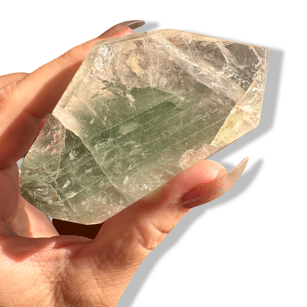 Polished Chlorite Himalayan Freeform, Meru Peak, India