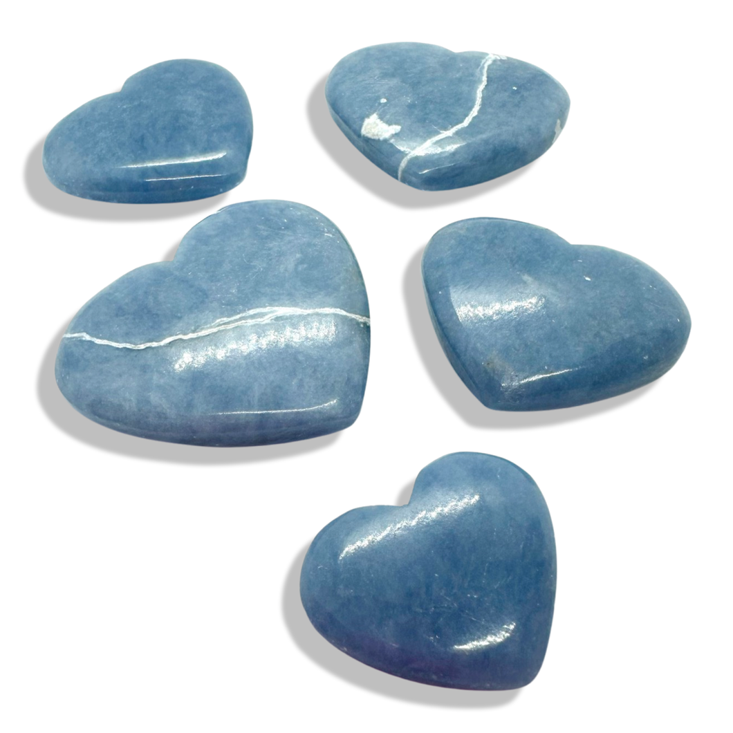 Angelite Hearts, Mexico/India