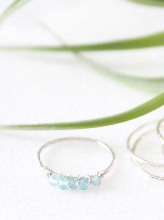 Apatite Ring, Esme, Size 6