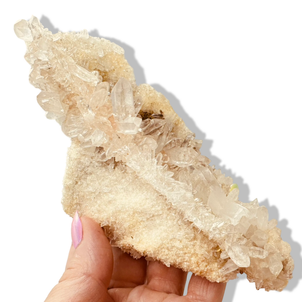 Samādhi Pink Himalayan Quartz Cluster, Meru Peak, India