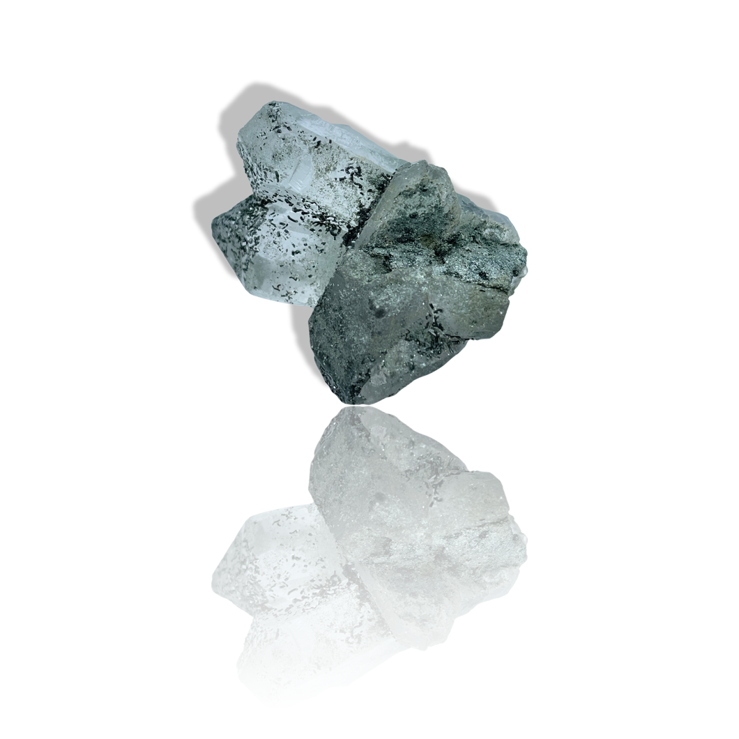 Chlorite Samādhi Himalayan Quartz, Meru Peak, India
